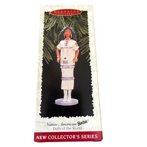 Hallmark Keepsake Native American Barbie 1st Ornament Collectors Series 1996